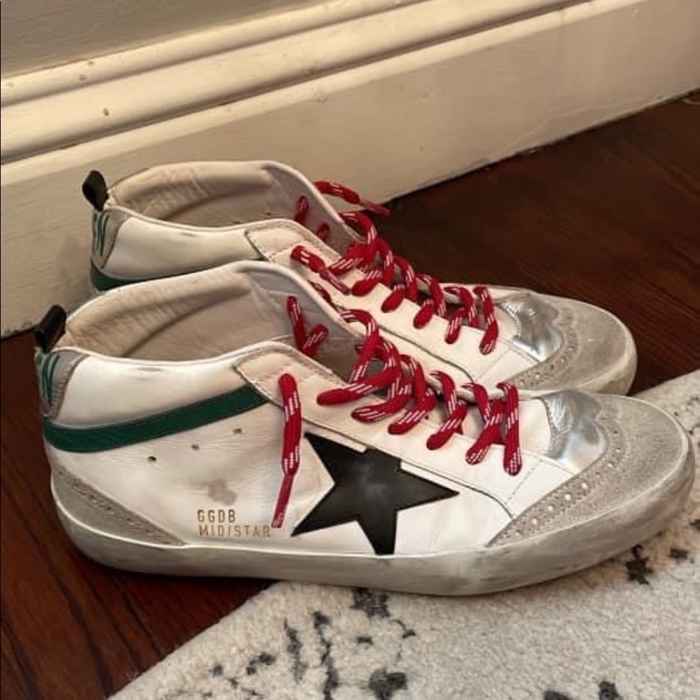 Golden Goose mid-star sneaker. Worn 2-3 times. Like new! Size 40 (10 in womens)